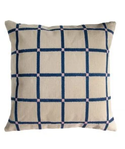 Leah Singh New Arrivals Grid Reversible Throw Pillow Cover