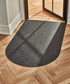 Slash Objects Half Capsule Recycled Rubber Floor Mat Home Goods