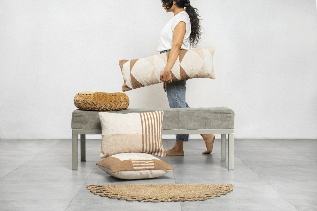 Casa Amarosa Half Moon Jute Doormat Casa Amarosa Half Moon Jute Doormat