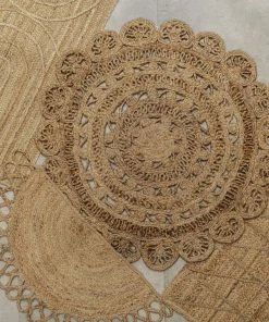 Casa Amarosa Half Moon Jute Doormat 2 Casa Amarosa Half Moon Jute Doormat