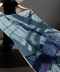 Haptic Lab Hamptons Map Throw Quilt