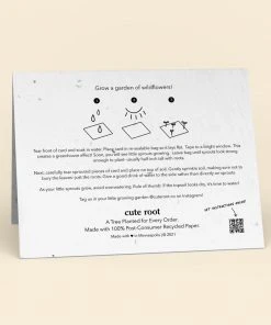 Cute Root Happ-Bee Valentine's Day Plantable Cards - 10 Pack Made In USA