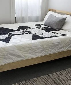 Haptic Lab Home Goods Dymaxion Map Quilt