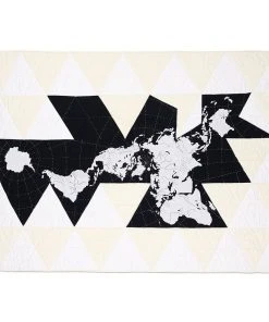 Haptic Lab Home Goods Dymaxion Map Quilt
