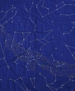 Haptic Lab Home Goods Constellation Quilt - Cobalt