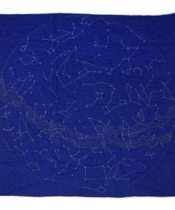 Haptic Lab Home Goods Constellation Quilt - Cobalt