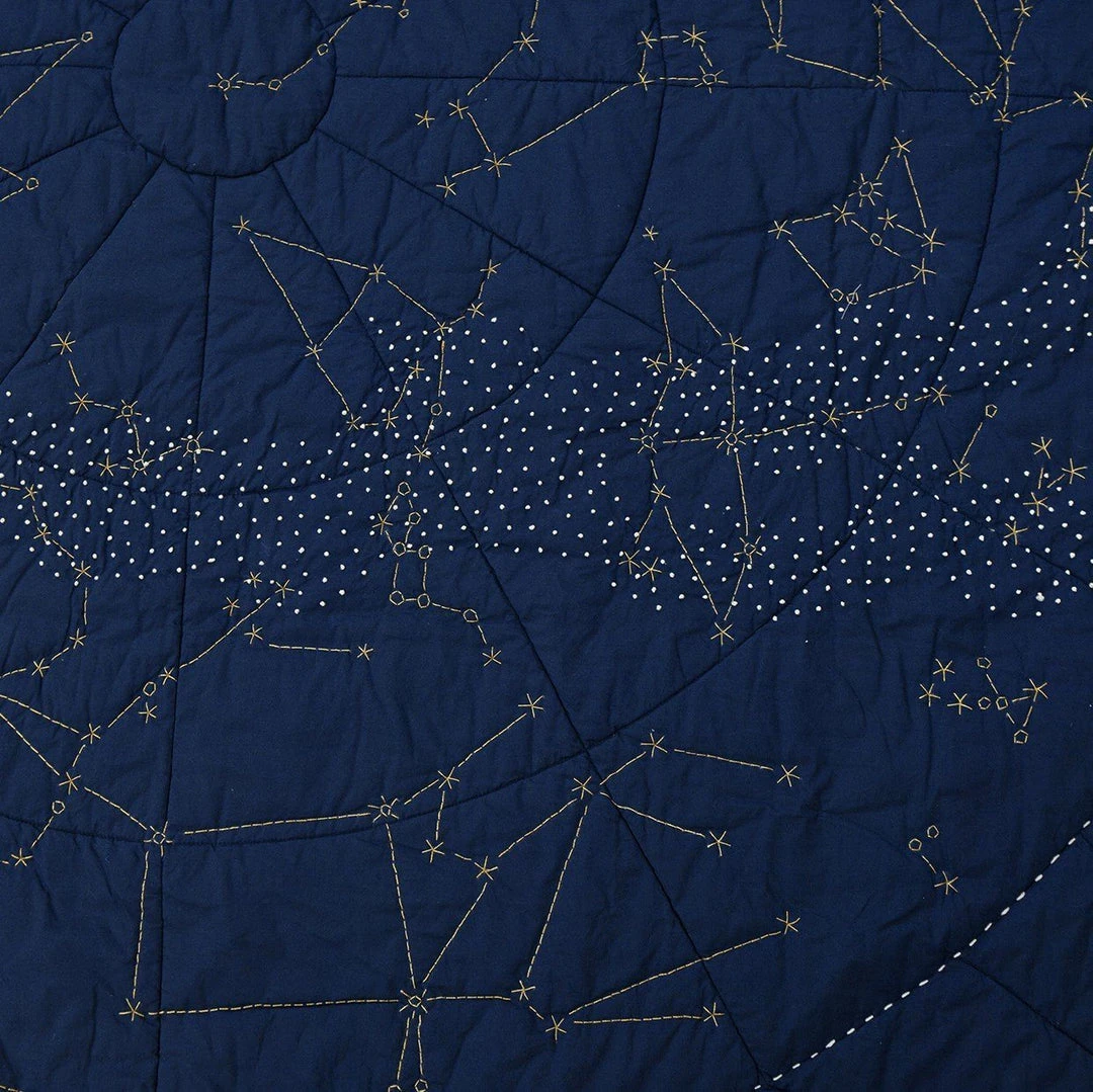 Haptic Lab Constellation Quilt - Navy Home Goods 4 Haptic Lab Constellation Quilt - Navy Home Goods