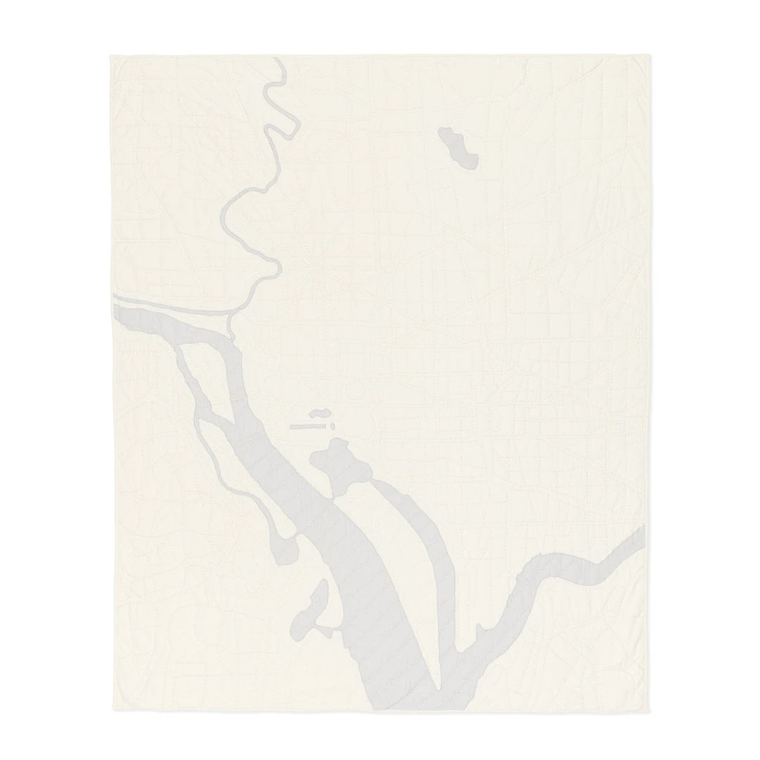Haptic Lab Washington DC Map Throw Quilt Home Goods Haptic Lab Washington DC Map Throw Quilt Home Goods