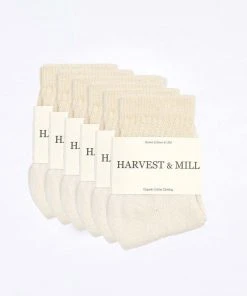 Harvest & Mill Men's 6 Pack Ankle Socks