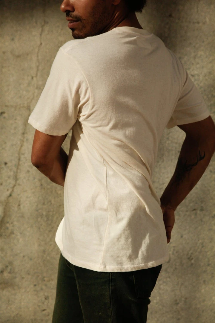 Harvest & Mill Men's Crew Tee - Natural Harvest & Mill Men's Crew Tee - Natural
