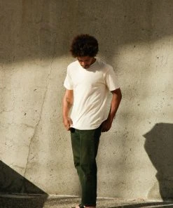 Harvest & Mill Men's Crew Tee - Natural 3 Harvest & Mill Men's Crew Tee - Natural