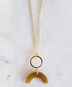 Hathorway Hanh Tinh Icon Horn Pendant Necklace Special Occasion