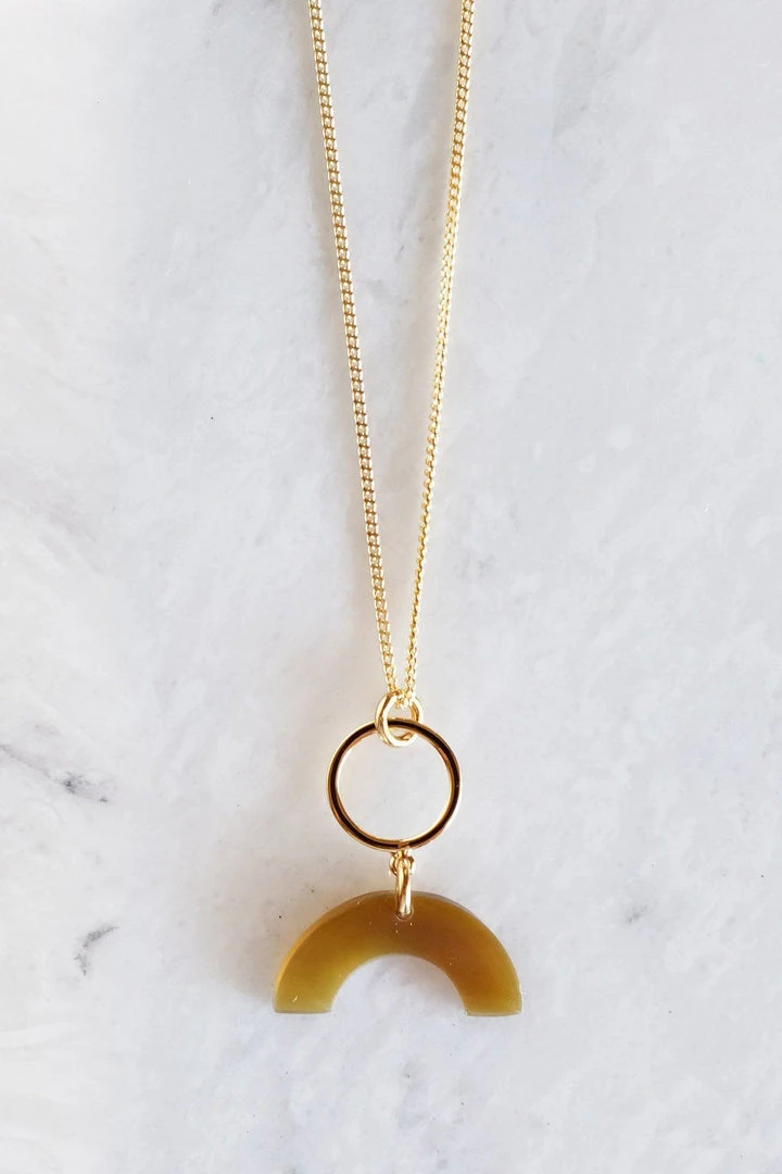 Hathorway Hanh Tinh Icon Horn Pendant Necklace Special Occasion Hathorway Hanh Tinh Icon Horn Pendant Necklace Special Occasion