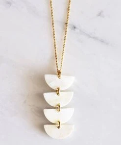 Hathorway Best Sellers Hanoi Crescent Horn Pendant Necklace