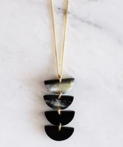Hathorway Best Sellers Hanoi Crescent Horn Pendant Necklace
