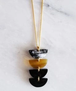 Hathorway Best Sellers Hanoi Crescent Horn Pendant Necklace