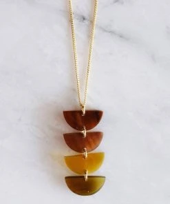 Hathorway Best Sellers Hanoi Crescent Horn Pendant Necklace