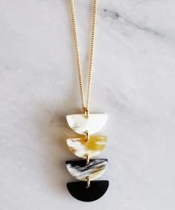 Hathorway Best Sellers Hanoi Crescent Horn Pendant Necklace