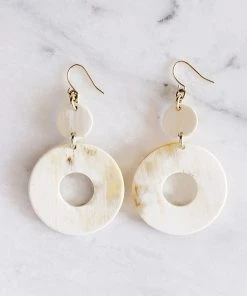 Hathorway Hoan Toan Horn Dangle Earrings Jewelry