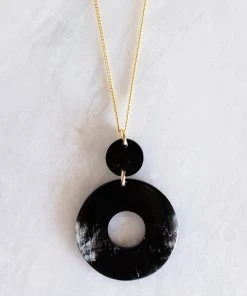 Hathorway Jewelry Hoan Toan Horn Pendant Necklace 2 Hathorway Jewelry Hoan Toan Horn Pendant Necklace