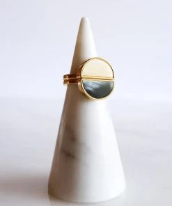 Hathorway Mat Trang Horn Crescent Ring Jewelry