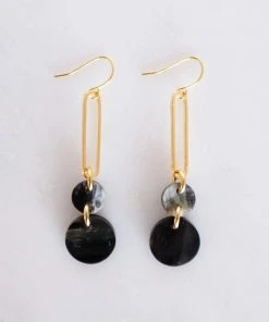 Hathorway Sa Dec Drop Horn Dangle Earrings