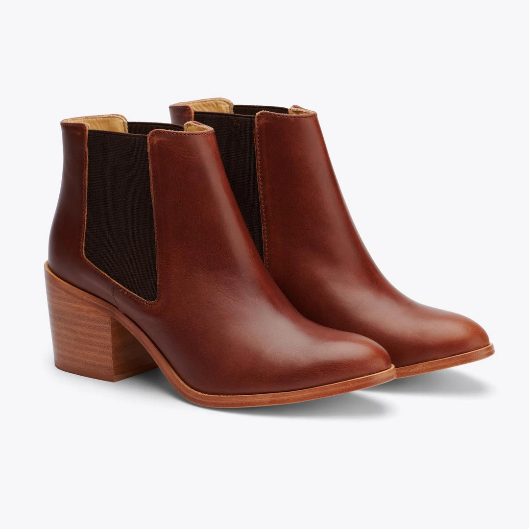 Nisolo Heeled Chelsea Boot - Brandy Shoes Nisolo Heeled Chelsea Boot - Brandy Shoes