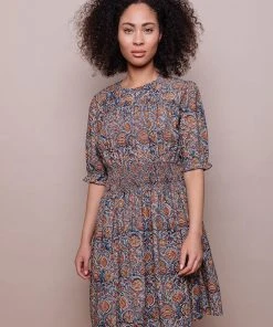 Mata Traders Henrietta Smocked Dress Clothing