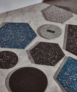 Slash Objects Hex Recycled Rubber Trivet Set - Royal Best Sellers