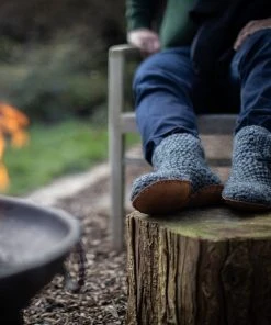 Kingdom Of Wow High Top Unisex Bamboo Wool Slippers