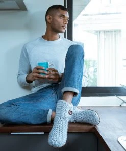 Kingdom Of Wow High Top Unisex Bamboo Wool Slippers