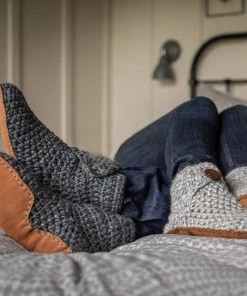 Kingdom Of Wow High Top Unisex Bamboo Wool Slippers