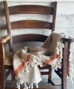 Hilana: Upcycled Cotton Pipa Upcycled Throw Blanket