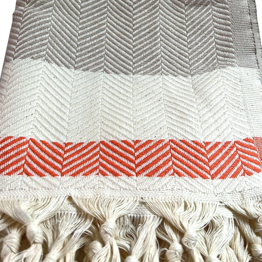 Hilana: Upcycled Cotton Pipa Upcycled Throw Blanket Hilana: Upcycled Cotton Pipa Upcycled Throw Blanket