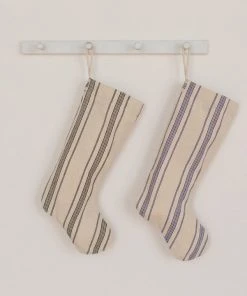 Will & Atlas Ticking Stripe Holiday Stocking 2 Will & Atlas Ticking Stripe Holiday Stocking