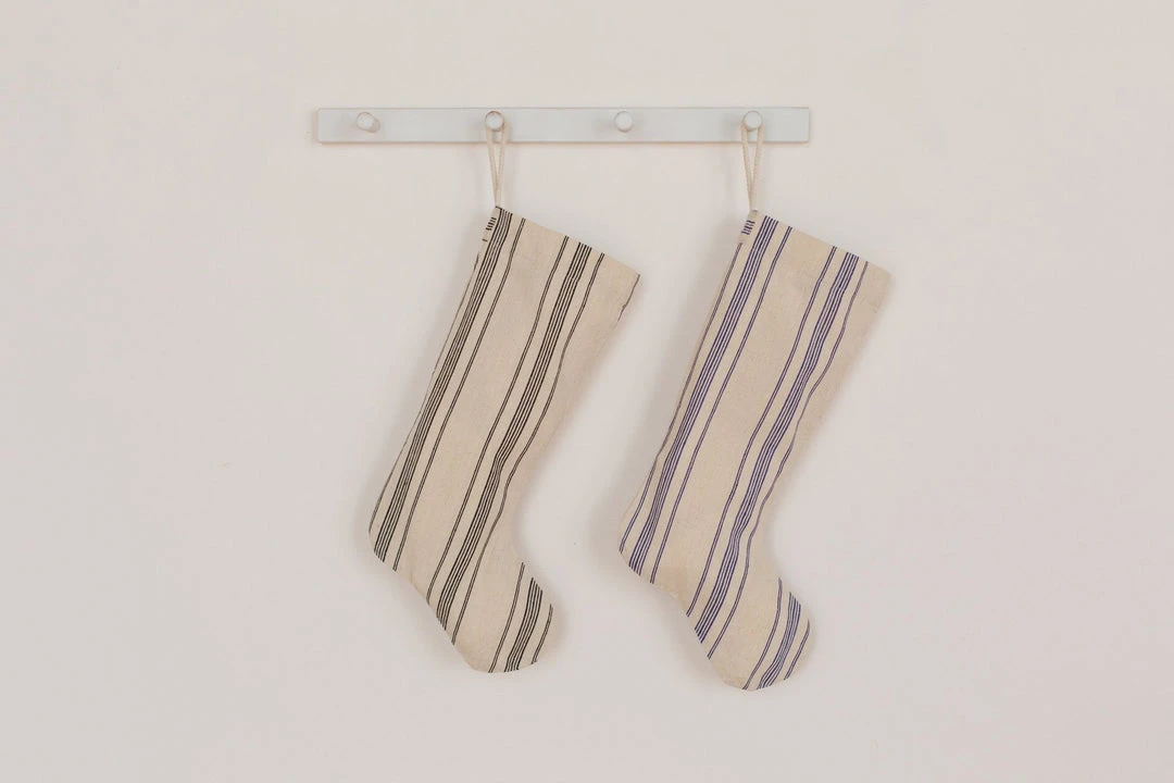 Will & Atlas Ticking Stripe Holiday Stocking Will & Atlas Ticking Stripe Holiday Stocking