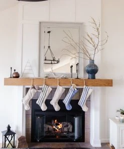 Will & Atlas Ticking Stripe Holiday Stocking 3 Will & Atlas Ticking Stripe Holiday Stocking