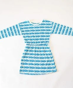 Honey Cake Tiger Kids' Hello Fun Wave Long Sleeve Dress Kids' + Baby