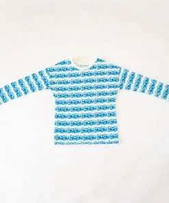 Honey Cake Tiger Kids' + Baby Kids' Hello Fun Wave Unisex Long Sleeve Tee