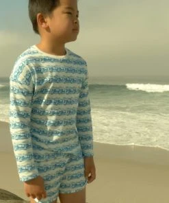 Honey Cake Tiger Kids' Hello Fun Wave Unisex Shorts