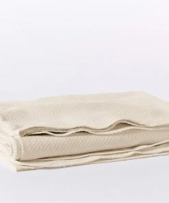 Coyuchi Honeycomb Blanket - Ivory
