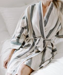 Home & Loft Best Sellers Hudson Unisex Long Turkish Robe - Mosaic