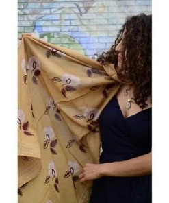 Ichcha Padma Golden Mustard Scarf