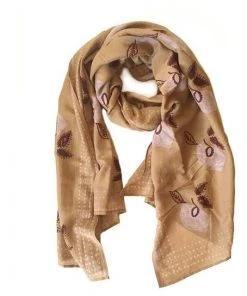 Ichcha Padma Golden Mustard Scarf