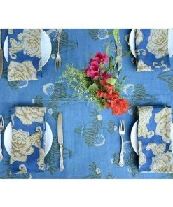 Ichcha Kitchen + Dining Gold Rose Napkin Set