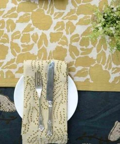 Ichcha Vine Napkin Set - Gold