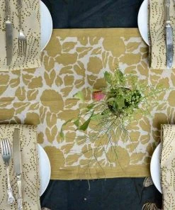 Ichcha Vine Napkin Set - Gold