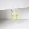 Giulia Letzi + META Jewelry Illuminating Upcycled Chain Drop Earrings - Yellow