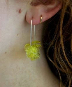 Giulia Letzi + META Jewelry Illuminating Upcycled Drop Earrings - Yellow