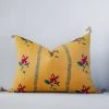 Soil To Studio Ira Linen Throw Pillow Cover - Dandelion Yellow